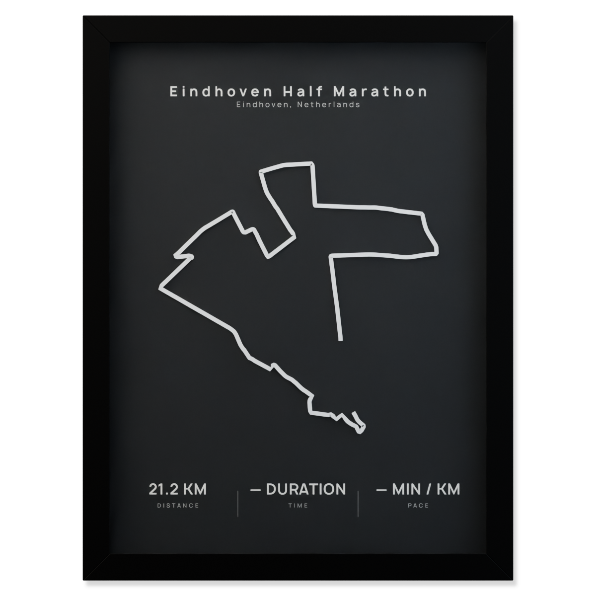 Eindhoven Half Marathon - 3D route frame